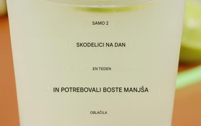 Domača mešanica iz dveh sestavin, ki topi trebušno maščobo
