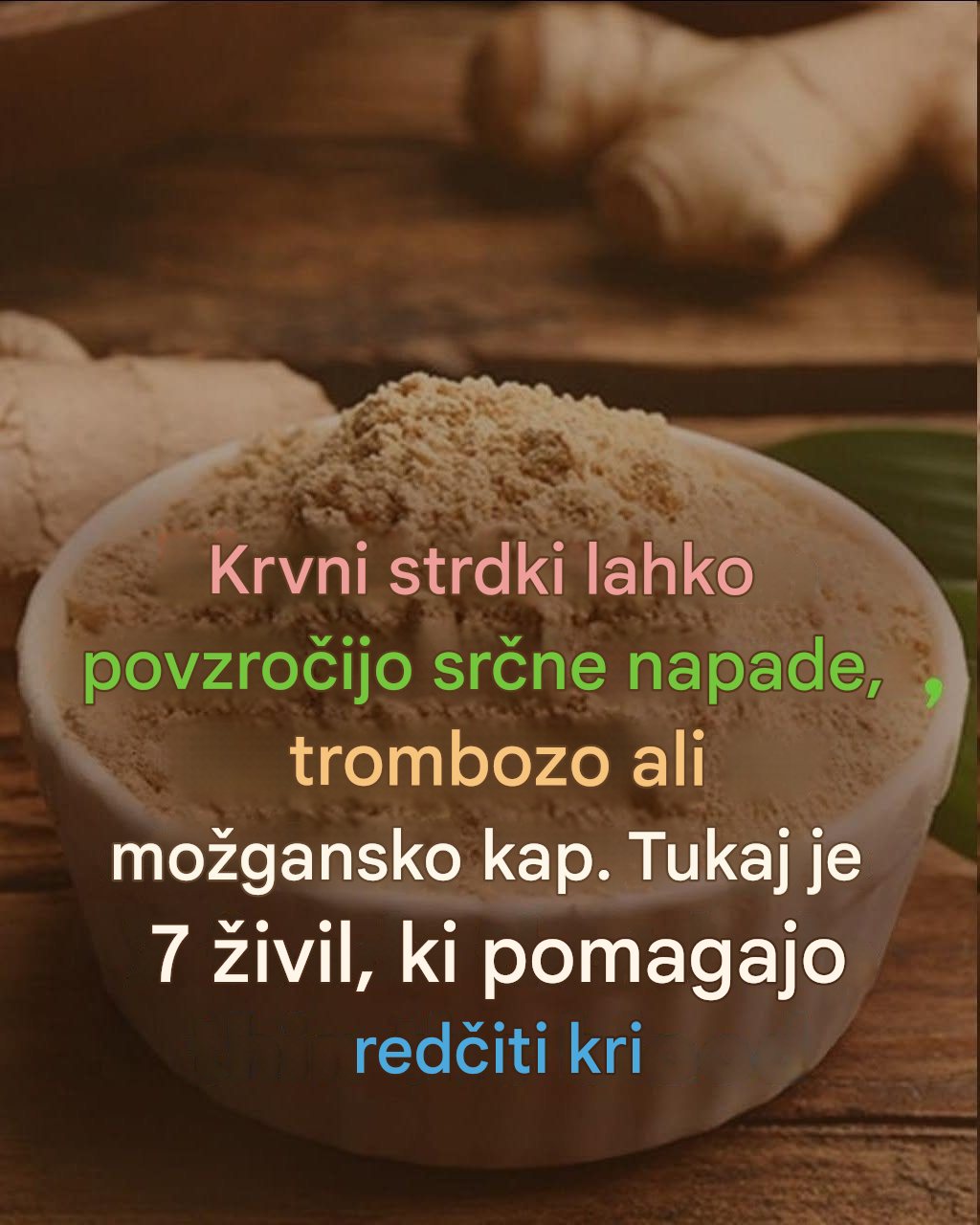 7 močnih živil za redčenje krvi, ki jih morate poznati