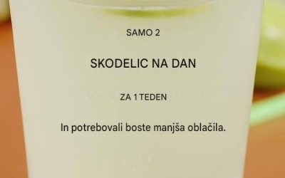 Domača mešanica iz dveh sestavin, ki topi trebušno maščobo