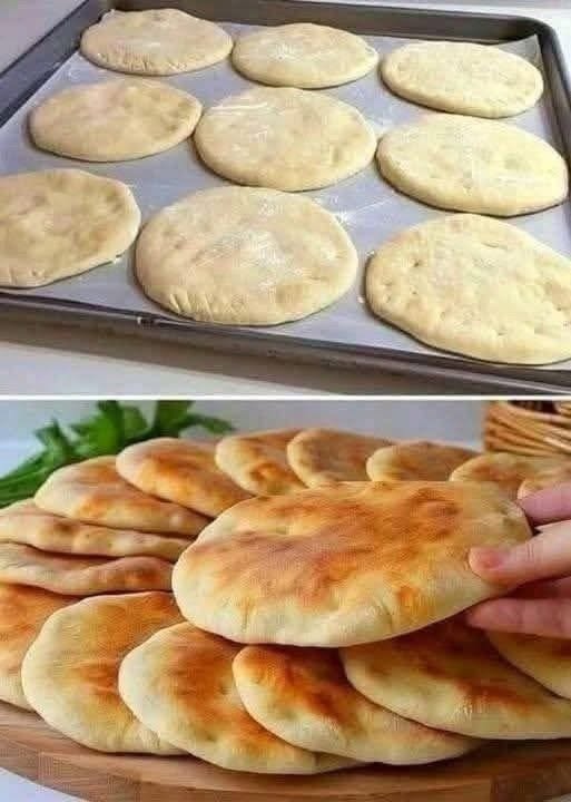 Domači mehki ploščati kruh, v stilu pite, pečen v ponvi