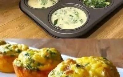 Recept za otroške mafine z zelenjavno omleto