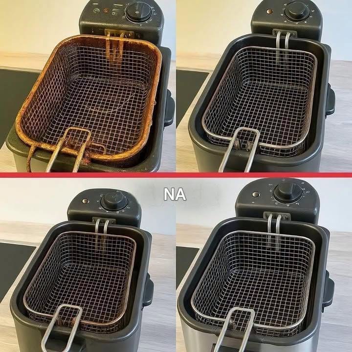 Niemand kent deze snelle methode om je frituurpan te laten blinken