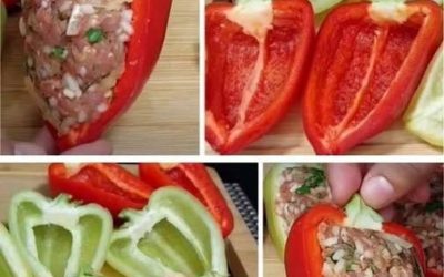 Polnjene paprike, pečene s sirom in zelenjavo – recept, ki vam bo všeč