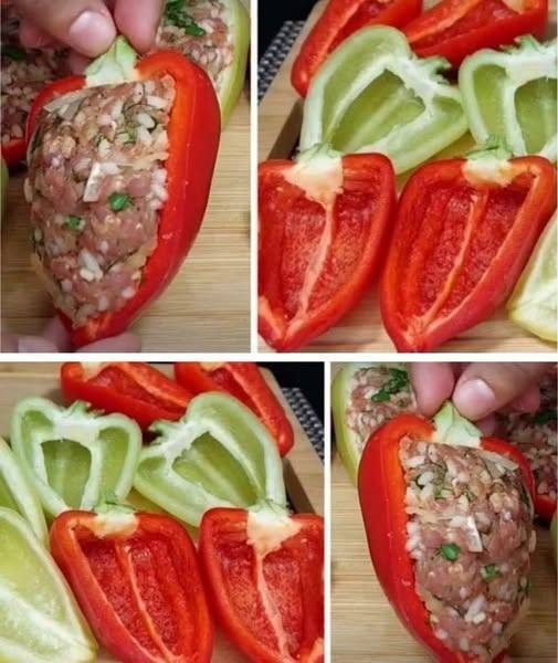 Polnjene paprike, pečene s sirom in zelenjavo – recept, ki vam bo všeč