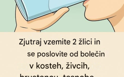 Zjutraj vzemite dve žlici in se poslovite od bolečin v kosteh, težav z živci, obrabe hrustanca, tesnobe, depresije in nespečnosti.