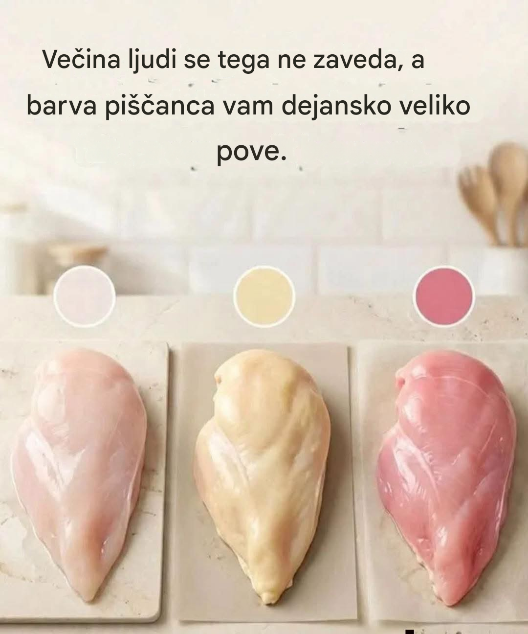 Il est surprenant de constater que la connexion entre le poulet de la couleur et de la qualité est pas encore clair pour certains