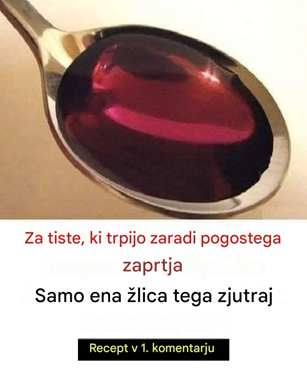 Samo ena žlica: nežno naravno zdravilo za lajšanje zaprtja