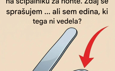 Čemu služi majhna okrogla luknja na ščipalniku za nohte?