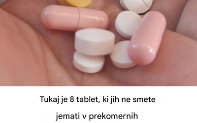 Osem tablet, ki jih ne smete jemati, ker poškodujejo vaše ledvice