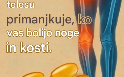 Bistveni vitamin za lajšanje bolečin v nogah in kosteh: Spoznajte pomen vitamina D