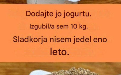 Voeg het toe aan de yoghurt. Ik ben 10 kilo afgevallen. Ik heb een jaar lang geen suiker meer gegeten.