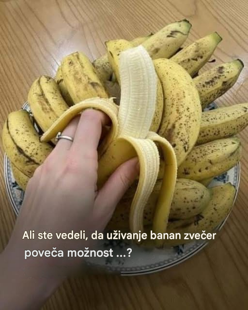Als je 's avonds bananen eten, verhoogt dat je… Lees meer