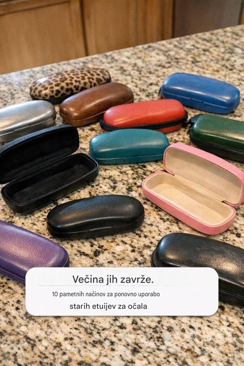 Večina ljudi jih zavrže. 10 pametnih načinov za ponovno uporabo starih etuijev za očala